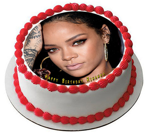 Rihanna - Edible Cake & Cupcake Topper – Edible Prints On Cake (EPoC)